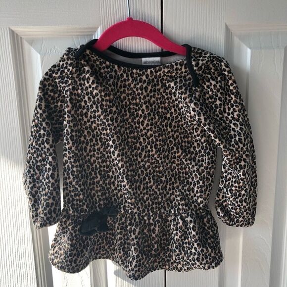 🍭6/$30 absorba leopard print velour tunic top 2T - Picture 5 of 5